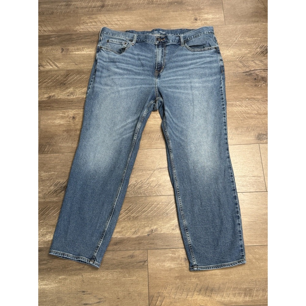Old Navy Mens Athletic Taper Blue Denim Jeans Pants 42x30 Built-In Flex